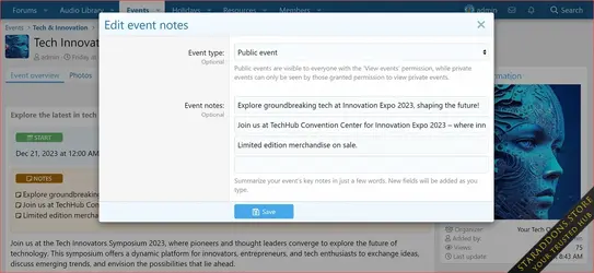 [XenCustomize] Events Manager5.webp