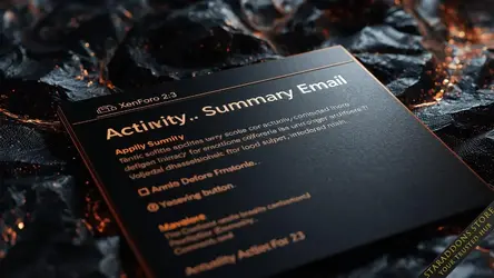 Activity Summary Email on XenForo 2.3