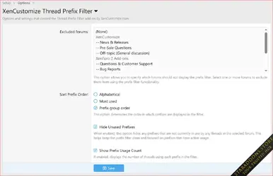 [XenCustomize] Thread Prefix Filter.webp